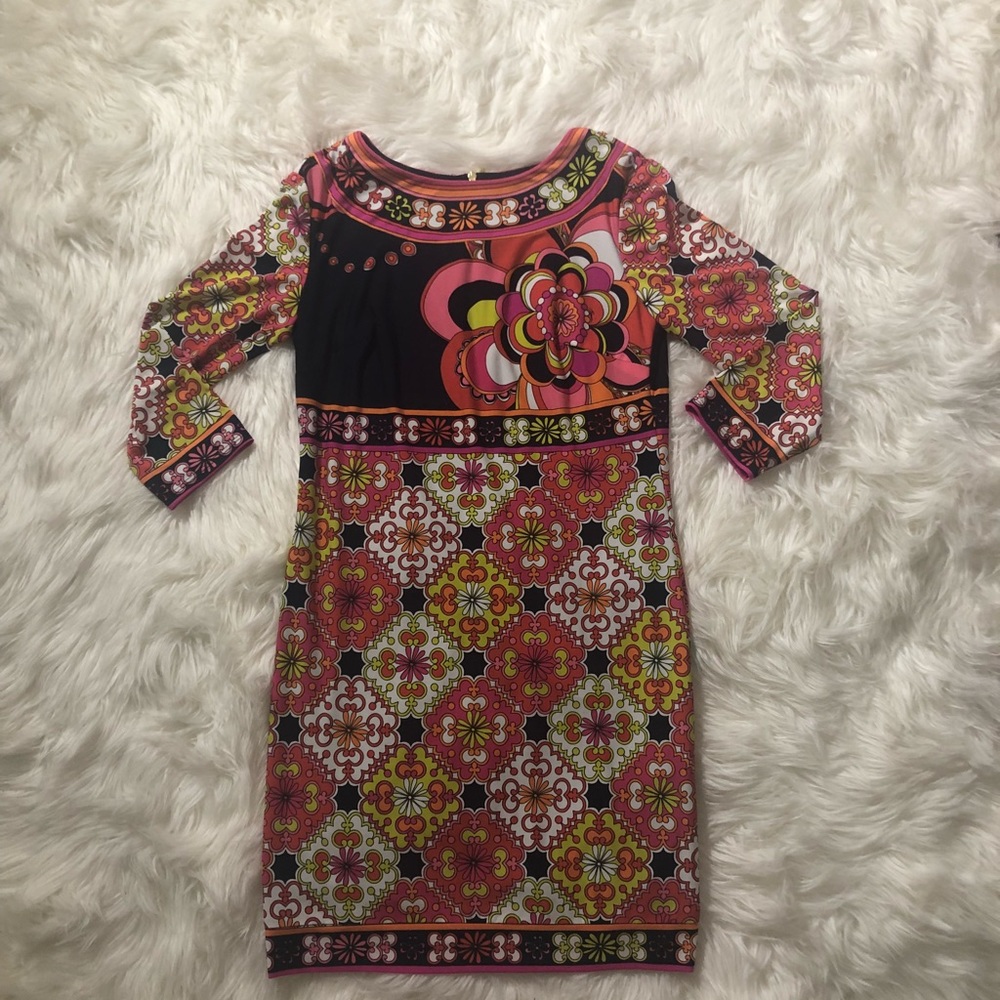 NWT Trina Turk Psychedelic Mini Dress